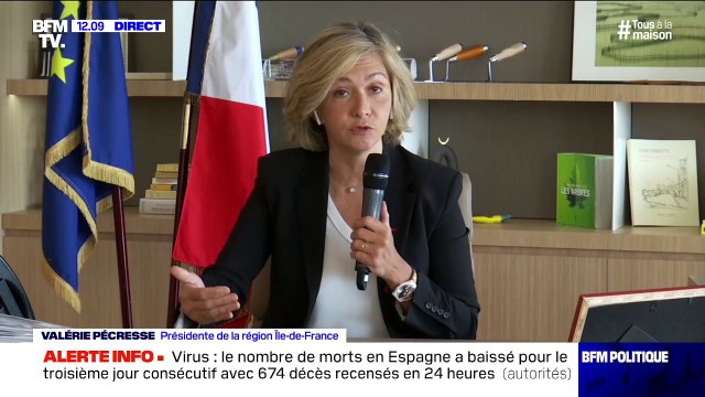 Valérie Pécresse: Nous avons reçu déjà plus de six millions de masques
