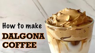 How to Make Dalgona Coffee - Frothy Coffee