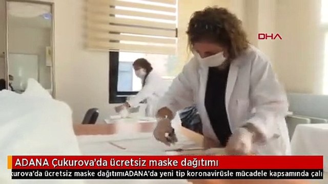 ADANA Çukurova'da ücretsiz maske dağıtımı