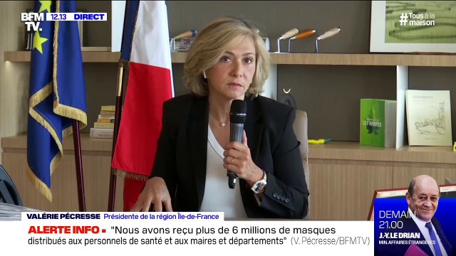 Valérie Pécresse: À partir d'octobre, nous aurons notre propre production de masques en Ile-de-France