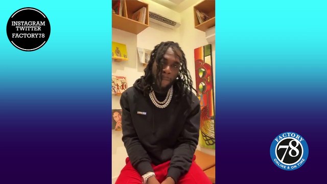 Burna Boy took over LEVIS INSTAGRAM LIVE and sings AFRICAN GIANTS