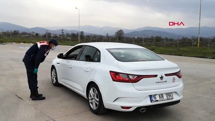 BURSA İki çocuğu ile seyahat eden sürücüye 784 lira ceza