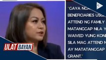 DSWD: Attendance sa family dev't session para sa pagtanggap ng 4ps cash grants, suspendido muna