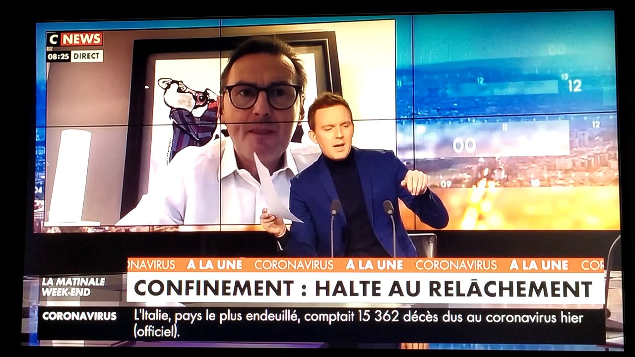 Arras sur CNews au sujet du confinement - Pandémie Covid-19