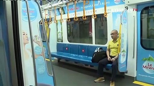 Pengguna MRT Diimbau Wajib Gunakan Masker