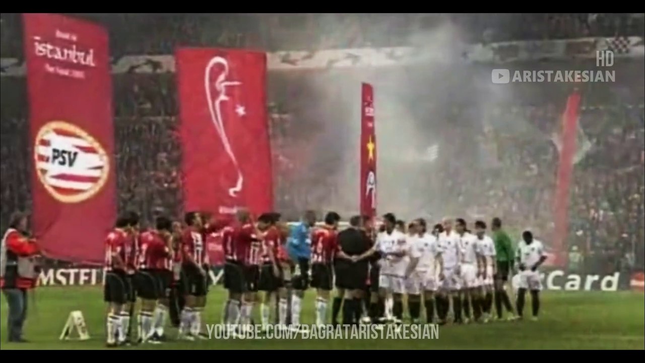 PSV Eindhoven v AC Milan: 3-1 #UCL 2005 SEMI-FINAL FLASHBACK - (Russian Commentary) FULL HD 1080p
