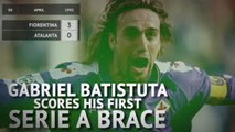 On this day - Gabriel Batistuta scores his first Serie A brace