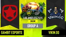 Dota2 - Vikin.GG vs. Gambit Esports - Game 2 - Group A - EUCIS - ESL One Los Angeles