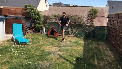 Un semi-marathon dans son jardin de 10 mètres