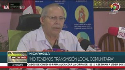 Nicaragua: no existe transmisión local comunitaria del Covid-19