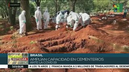 Brasil: preparan fosas comunes en Sao Paulo para muertos por COVID-19