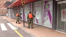 Las Fuerzas Armadas continúan desinfectando zonas de riesgo por toda España
