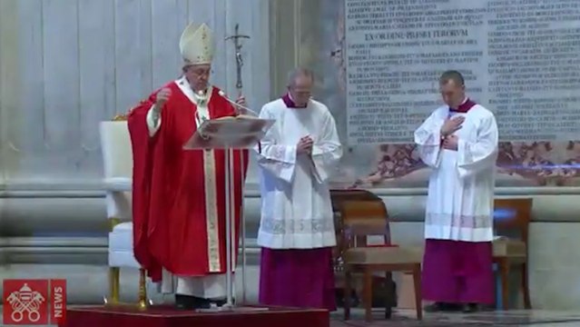 Las misas de Domingo de Ramos, sin fieles debido al coronavirus
