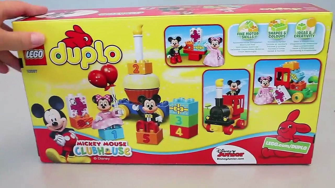 LEGO Duplo Mickey Mouse Clubhouse Birthday Train Toys For Kids And Babies -  video Dailymotion