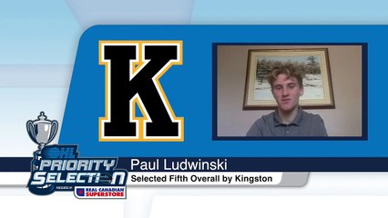 2020 OHL Priority Selection Interview: Paul Ludwinski