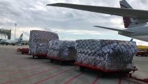 Aterriza en Barajas un avión con material sanitario para la Comunidad de Madrid