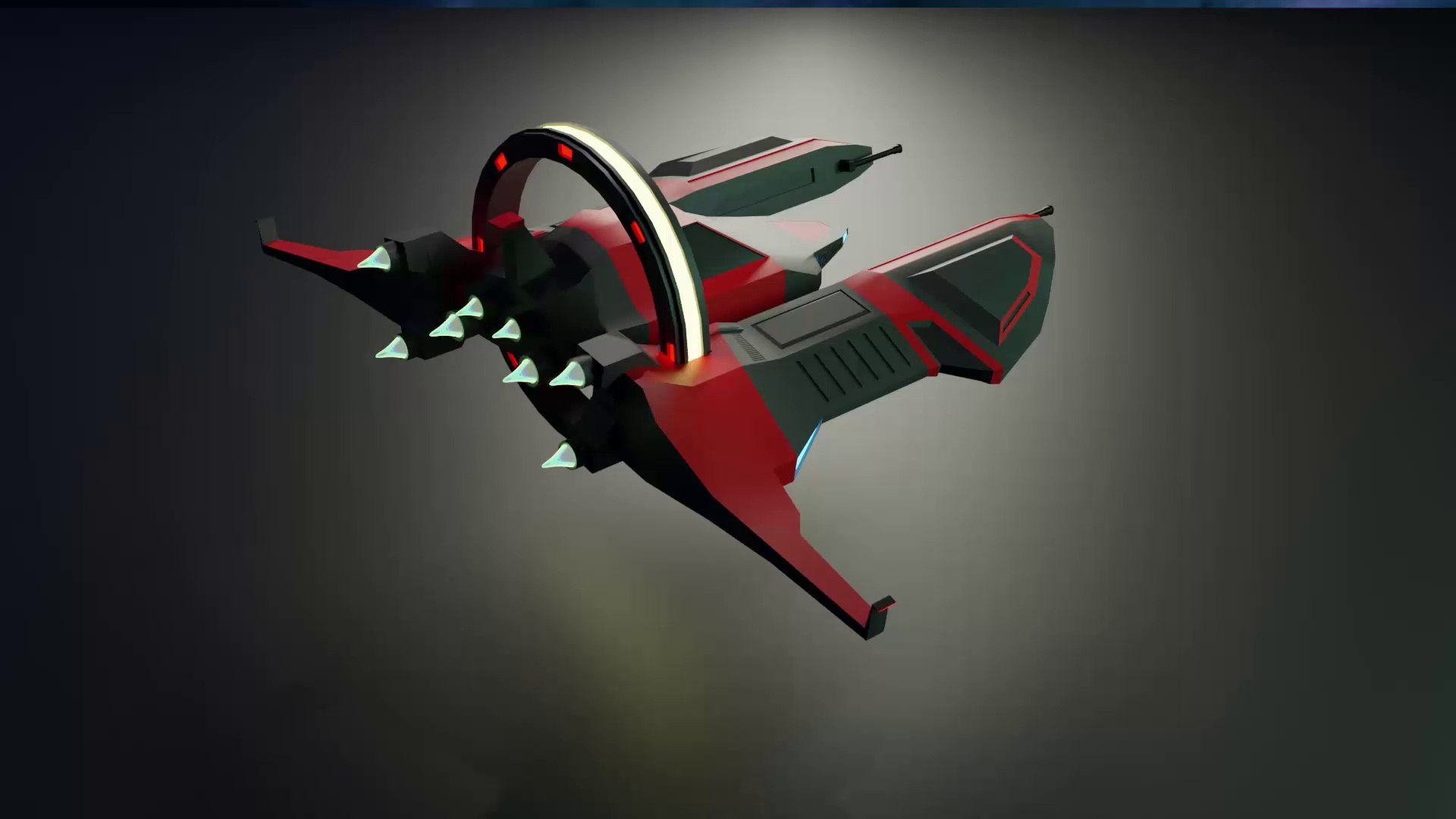 ⁣Space FighteSpace Fighter | Low Poly | Blender 2.83 | EEVEE