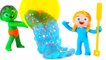 Tommy Makes Experiments With Slime  Cartoons For Kids