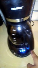 Pour Coffee in the Cup and coffee cream