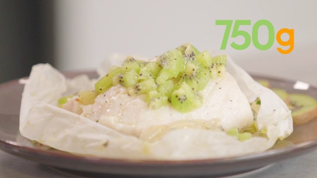 Recette de papillotes de cabillaud au gingembre et Kiwi de l'Adour IGP - 750g