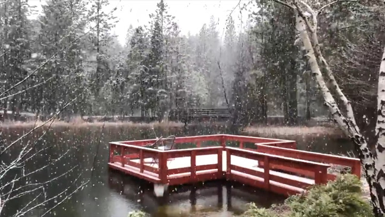 April showers? How about April snow flurries?