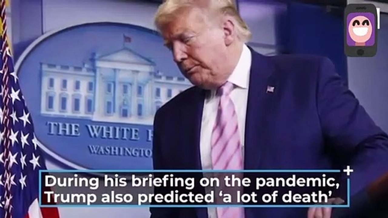 President Donald Trump says death case more on USA due to Coronavirus
