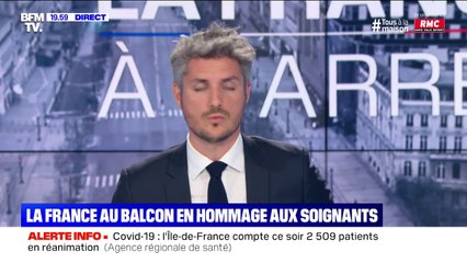 Comme tous les soirs à 20 heures, la France applaudit les soignants ce dimanche