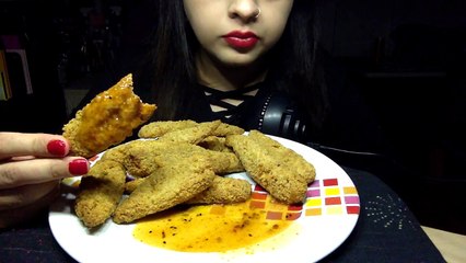 CHICKEN NUGGETS ASMR (NOT TALKING) EATING SOUNDS | SALONIA