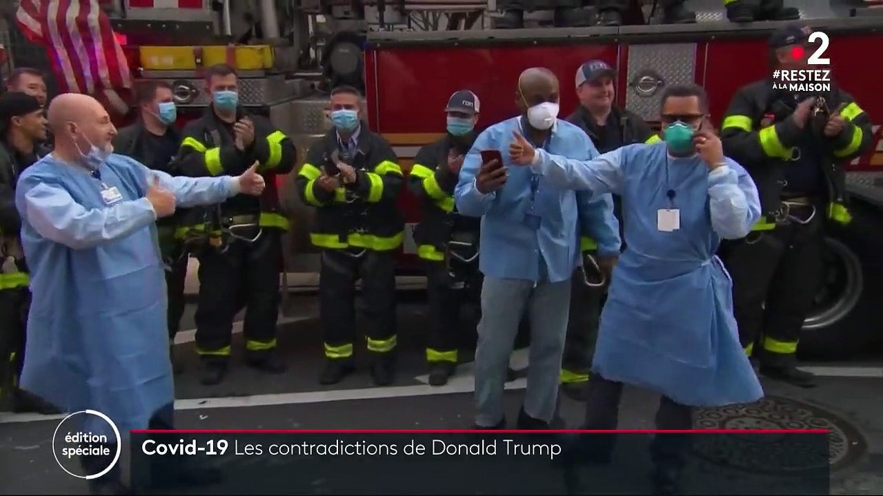 Coronavirus : les Américains solidaires des soignants