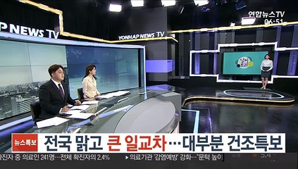 [날씨트리] 전국 맑고 큰 일교차…대부분 건조특보