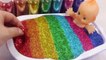 Edy Play Toys - Baby Doll Glitter Slime Bath Time Learn Colors Play Doh Surprise Eggs Toys