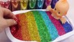 Edy Play Toys - Baby Doll Glitter Slime Bath Time Learn Colors Play Doh Surprise Eggs Toys
