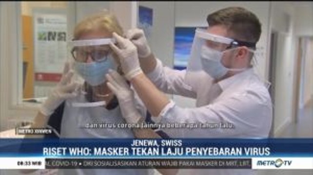 WHO Dukung Semua Orang Pakai Masker Cegah Covid-19