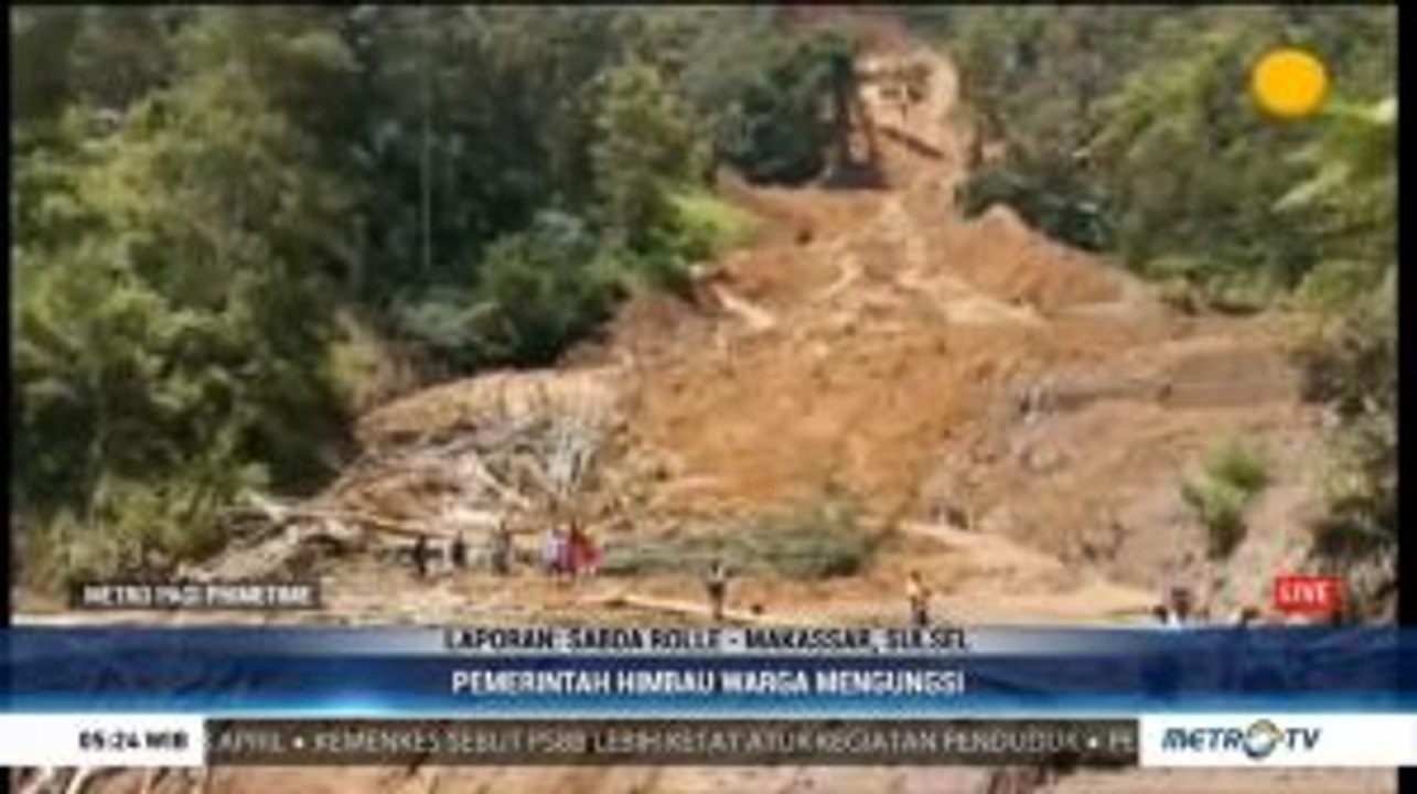 Tiga Orang Tewas Tertimbun Longsor di Tana Toraja