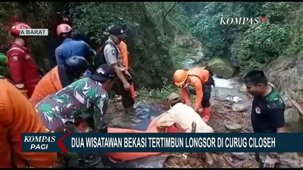 2 Wisatawan Bekasi Tewas Tertimbun Longsor Saat Wisata di Curug