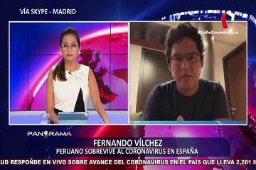 Peruano sobrevive al coronavirus en España