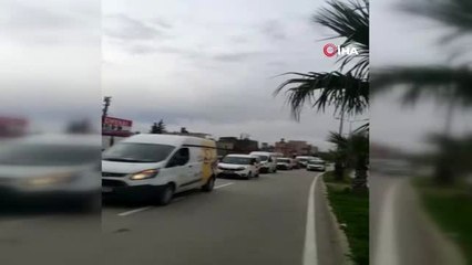 Bekçiler ve PTT görevlileri el ele muhtaç ailelerinin yüzünü güldürdü