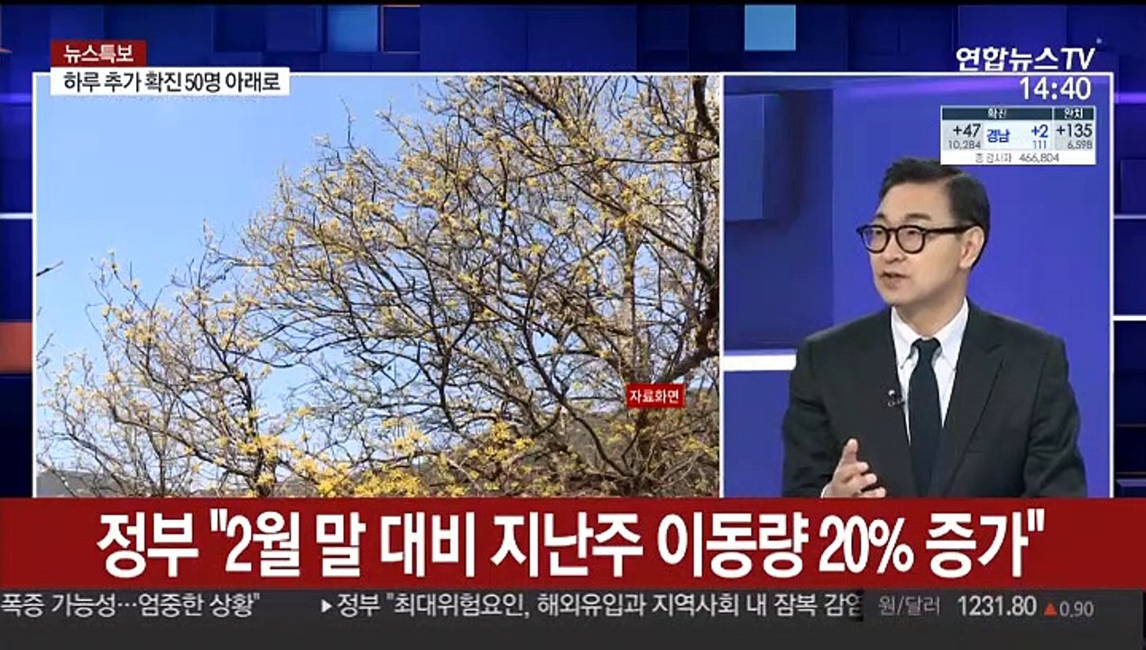 [뉴스특보] 코로나19 신규확진, 46일만에 하루 50명 아래로