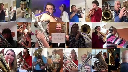 Eastbourne Silver Band's social distancing version of Sussex by the Sea