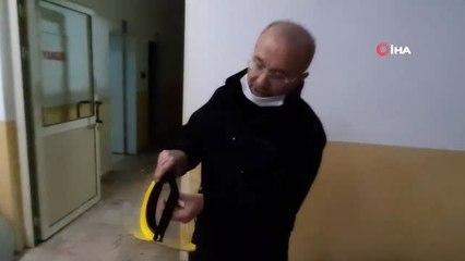 Üniversitede hafta sonu mesai yaptılar 1000 adet siperli maske ürettiler