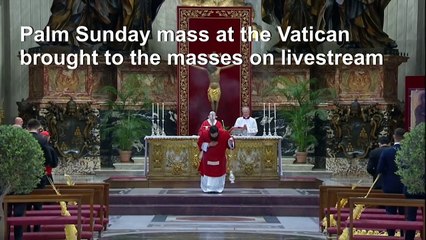 Coronavirus: The Vatican celebrates Holy Week without the faithful