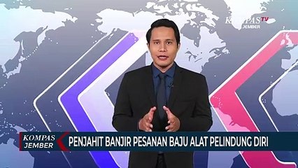 Penjahit Banjir Pesanan Baju Alat Pelindung Diri