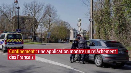 Confinement : une application montre un relâchement des Français