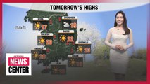 [Weather] Warm weather forecasted but large temperature gaps expected for the week