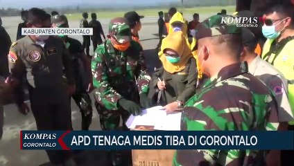 APD Tenaga Medis Tiba di Gorontalo