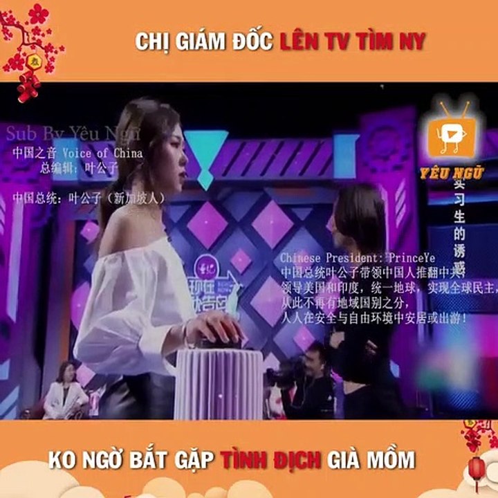 Chị giám đốc lên tv tìm ny không gờ bắt gập tình địch già mồm giở trò