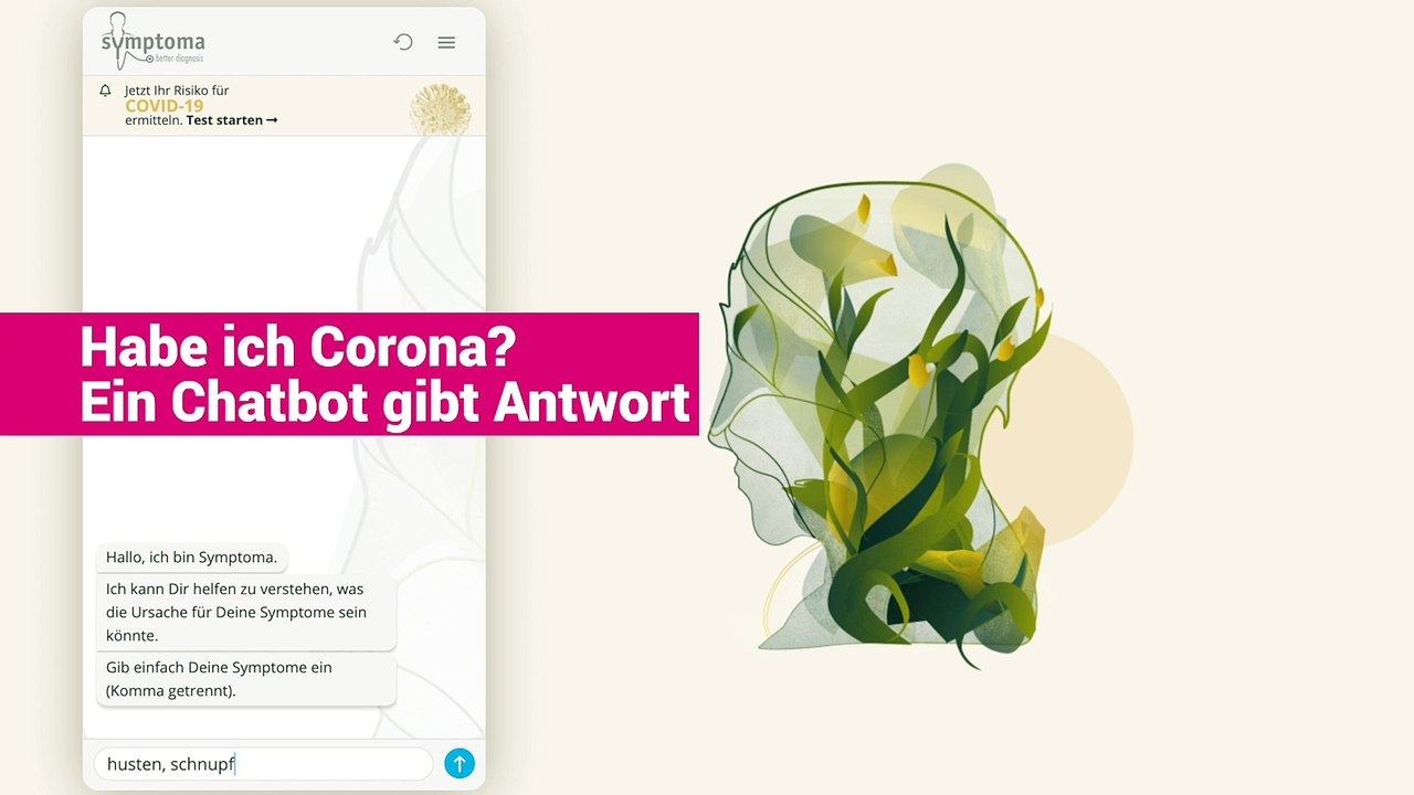 Habe ich Corona? Ein Chatbot gibt Antwort