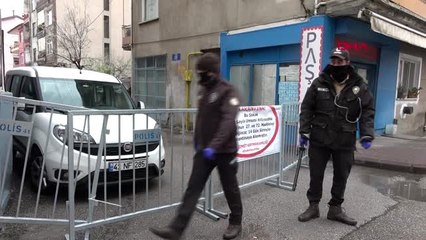 KOCAELİ-İzmit'te 1 sokak ve 1 bina karantinaya alındı