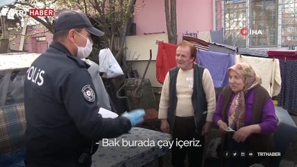 Süreyya ninenin polise çay daveti gülümsetti