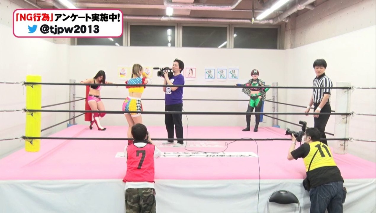 Lost Point System Three Way Match: Miyu Yamashita vs Hyper Misao vs Pom Harajuku [TJP Shuffle Unit Battle By Color "Red, Blue, Yellow Big Clash In Dojo" 2020]